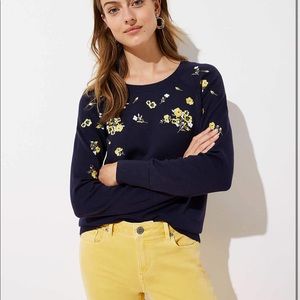 LOFT navy sweater